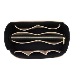 3246 Felt Purse Bag Organizer Insert with zipper Bag Tote Shaper Fit Speedy